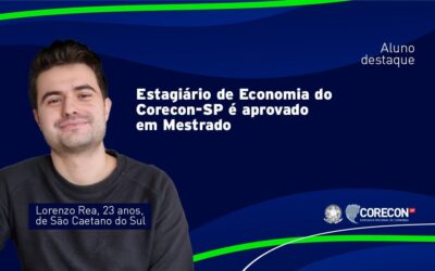 Estudante e estagiário de Economia do Corecon-SP é aprovado em Mestrado