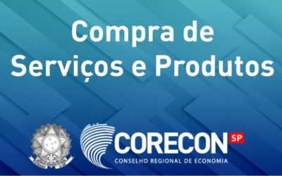 Compra de Produtos e serviços do Corecon-SP