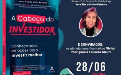 O Corecon-SP está apoiando a divulgação do lançamento da reedição do livro ‘A cabeça do investidor’, de Vera Rita de Mello Ferreira.