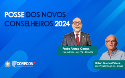 CORECON-SP empossa os novos Conselheiros para triênio 2024–2026 e elege Presidente e Vice para 2024
