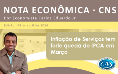 Nota Econômica nº 8/2024, por Carlos Eduardo Junior – Inflação de Serviços tem forte queda do IPCA em Março