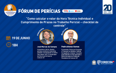 Fórum de Perícias promoverá uma discussão imperdível sobre os tópicos especiais em perícia