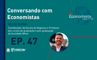 O episódio 47, do ‘Conversando com Economistas’, é com o coordenador dos cursos da área de negócios da Athon Sorocaba, Sílvio Buria