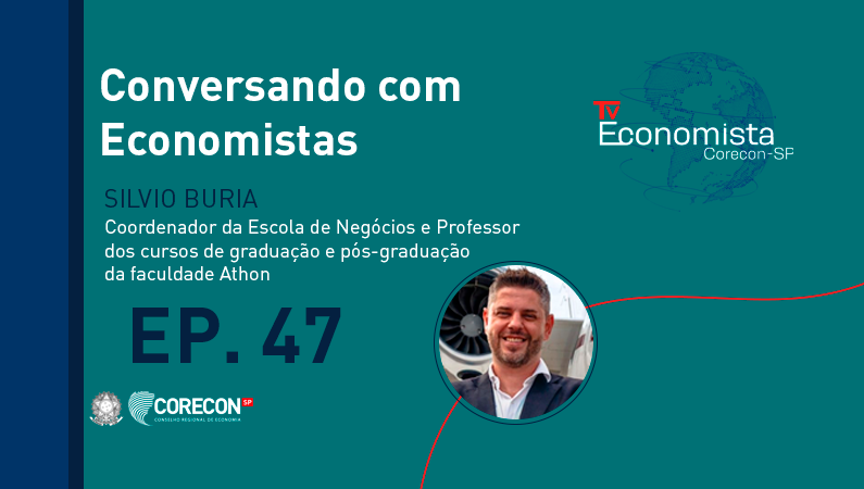 O episódio 47, do ‘Conversando com Economistas’, é com o coordenador dos cursos da área de negócios da Athon Sorocaba, Sílvio Buria