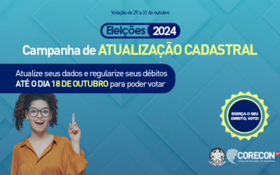 Atualize seu cadastro e participe das Eleições do Corecon-SP!