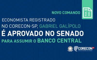 Economista registrado no Corecon-SP, Gabriel Galípolo é aprovado no Senado para assumir comando do Banco Central