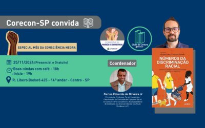 Os números da discriminação racial serão abordados na 3ª edição do Clube de Leitura do Corecon-SP