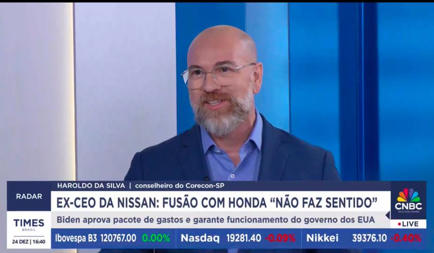 Corecon-SP explica na CNBC Brasil sobre a possível fusão entre as montadoras japonesas Honda e Nissan