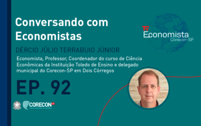 Último episódio de 2024 do “Conversando com Economistas” é com o professor e economista Dércio Terrabuio Júnior