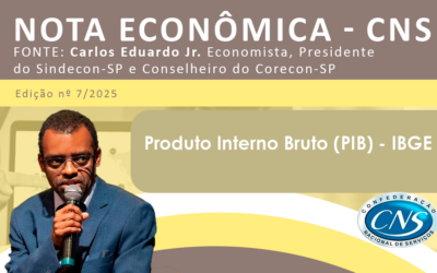 Nota Econômica nº 07/2025 por Carlos Eduardo Junior – Serviços lidera crescimento do PIB em 2024