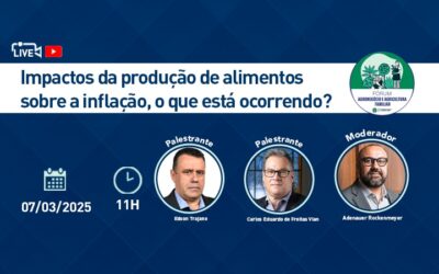 LIVE: Impactos da Produção de Alimentos sobre a Inflação, o que está ocorrendo?