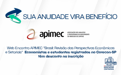 Web Encontro “Brasil: Revisão das Perspectivas Econômicas e Setoriais”, com desconto para economistas registrados
