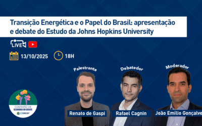 Live “Transição Energética e o Papel do Brasil: apresentação e debate do Estudo da J. Hopkins University”