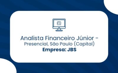 Analista Financeiro Júnior, São Paulo (Capital) – JBS