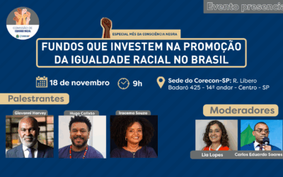 Corecon-SP promove debate sobre fundos que investem na promoção da igualdade racial