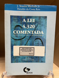 O livro A Lei 4.320 Comentada apresenta uma análise detalhada da legislação que estrutura as finanças públicas no Brasil. A obra explica, de forma clara e técnica, os princípios, conceitos e normas que regem o orçamento, a contabilidade e o controle da administração pública.