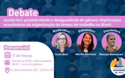 Corecon-SP recebe especialistas para debater a escala 6×1 e a desigualdade de gênero no Mês da Mulher