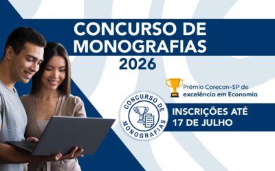 Corecon-SP abre inscrições para o “Prêmio Corecon-SP de Excelência em Economia – Concurso de Monografias”
