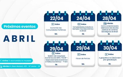 Confira a programação completa de eventos em abril do Corecon-SP