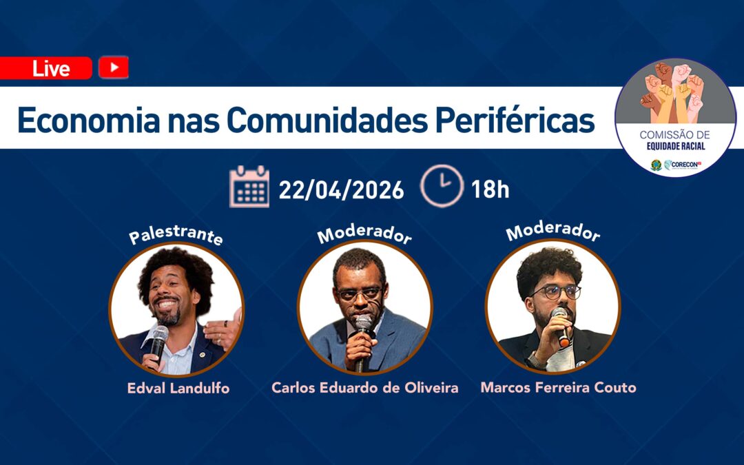Corecon-SP promove live para debater economia nas periferias