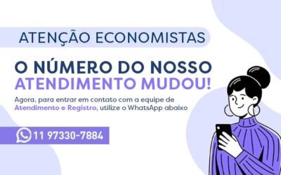 Novo número do Corecon-SP: atualize seu contato!