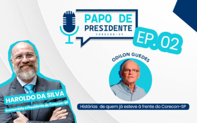 Corecon-SP divulga segundo episódio do podcast Papo de Presidente