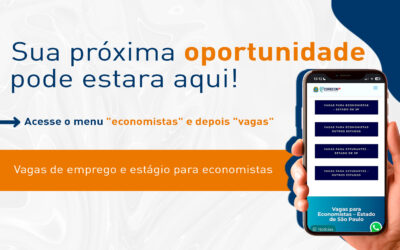 Corecon-SP reúne vagas para economistas e estagiários de diversas regiões do Brasil