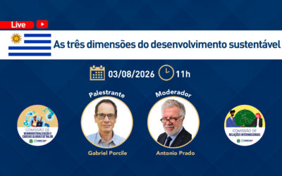 Live: As três dimensões do desenvolvimento sustentável