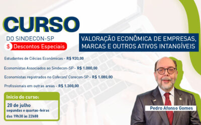 CURSO | Valoração Econômica de Empresas, Marcas e Outros Ativos Intangíveis