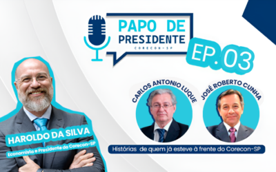 Corecon-SP divulga terceiro episódio do podcast Papo de Presidente