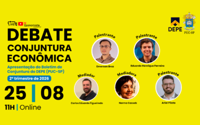Corecon-SP e PUC-SP promovem debate sobre a economia brasileira no 2º trimestre de 2026