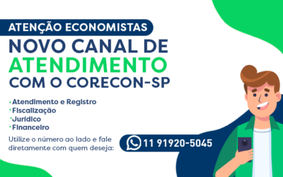 Atenção, economistas e estudantes: agora ficou mais fácil falar com a gente!