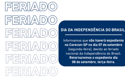 Comunicado sobre o feriado de Independência do Brasil no dia 7 de setembro